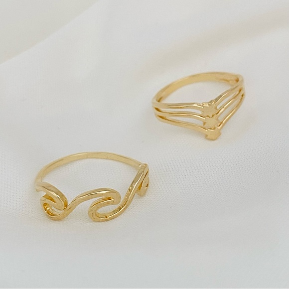 Ocean Wave Ring - Picture 7 of 12